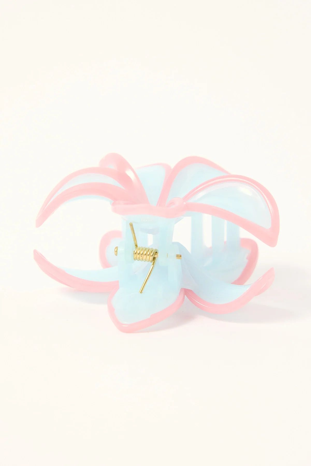 Token Frangipani Flower Hair Claw Clip Blue - Image 3