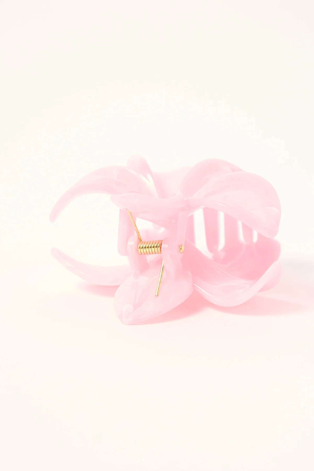 Token Frangipani Flower Hair Claw Clip Peach - Image 3