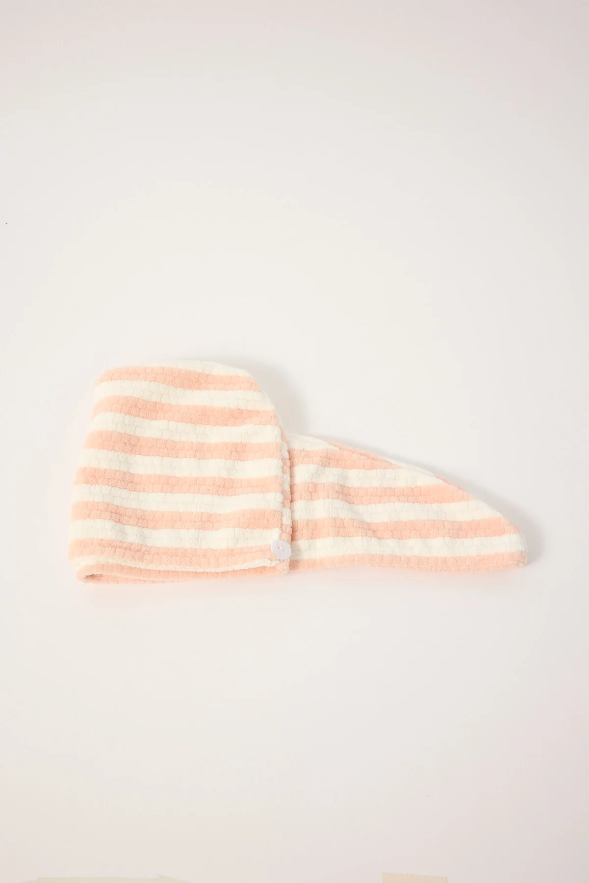 Token Hair Towel Wrap Pink Stripe