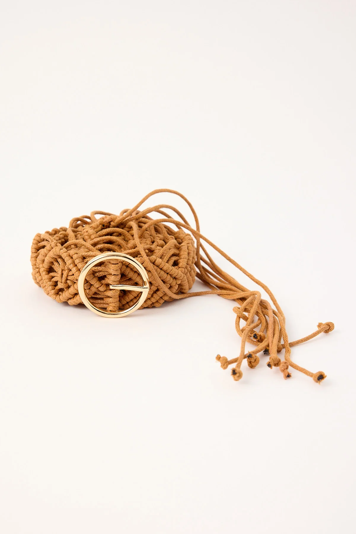 Token Havana Macrame Belt Brown - Image 2
