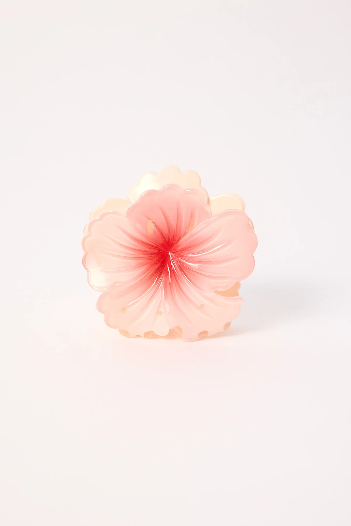 Token Hibiscus Claw Clip Peach