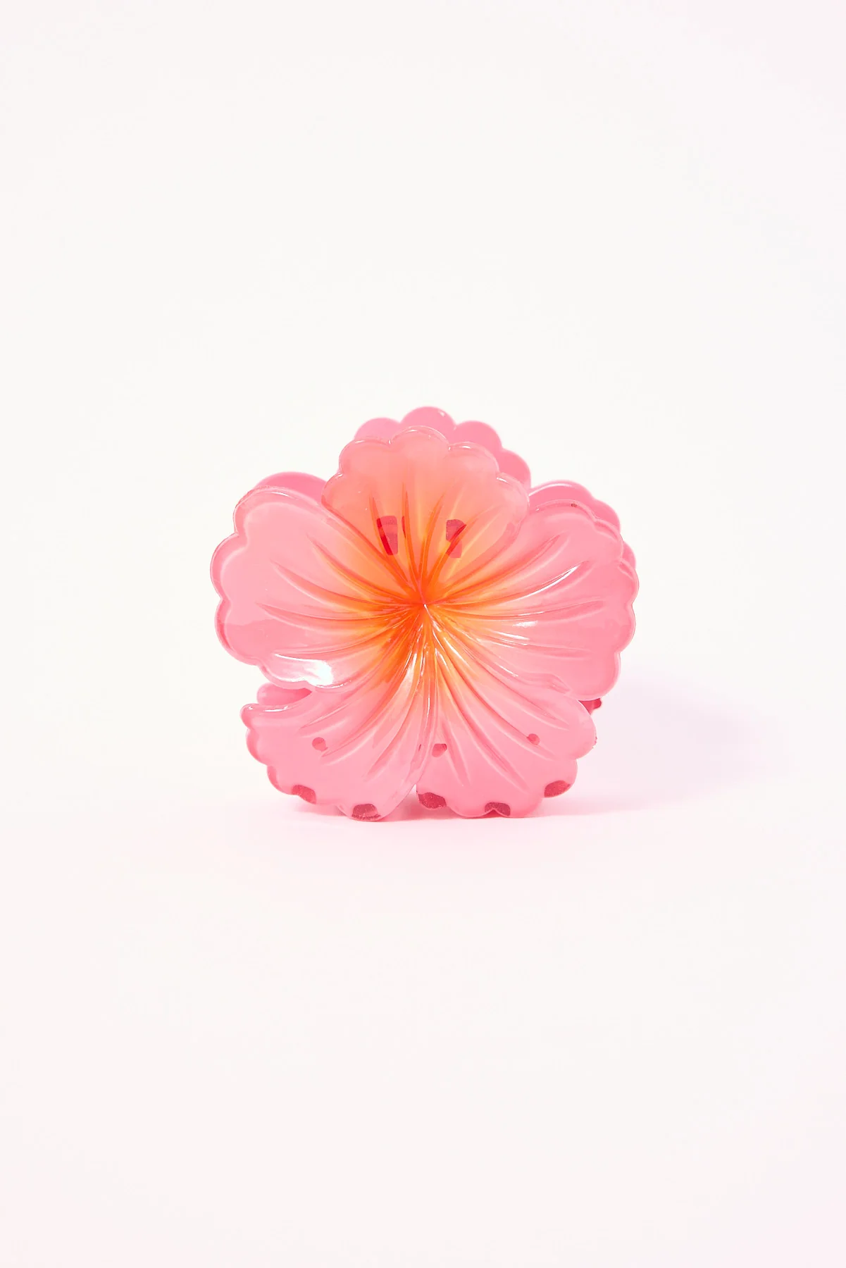 Token Hibiscus Claw Clip Pink