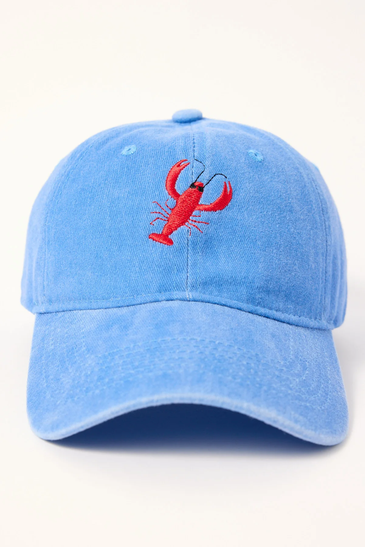 Token Larry Lobster Dad Cap Washed Blue