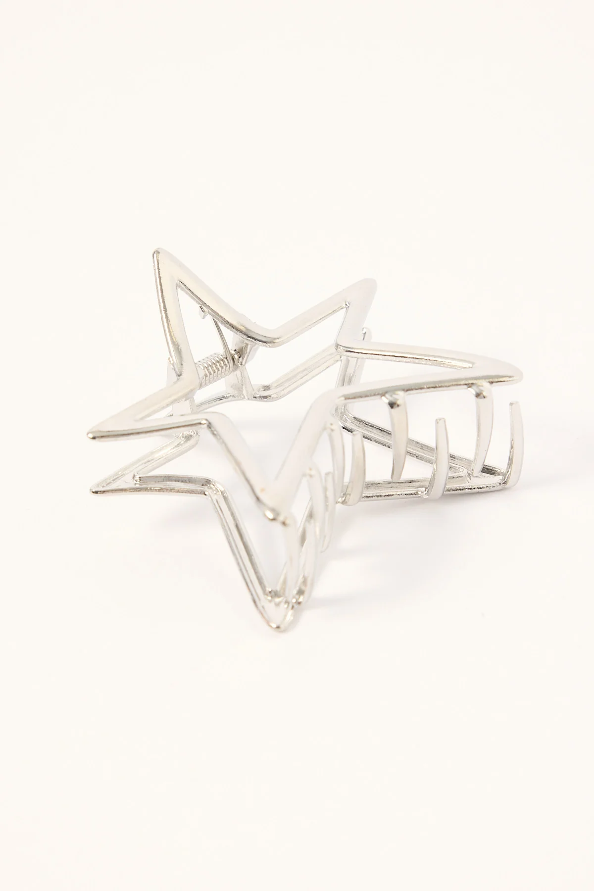 Token Metal Star Hair Claw Clip Silver - Image 3