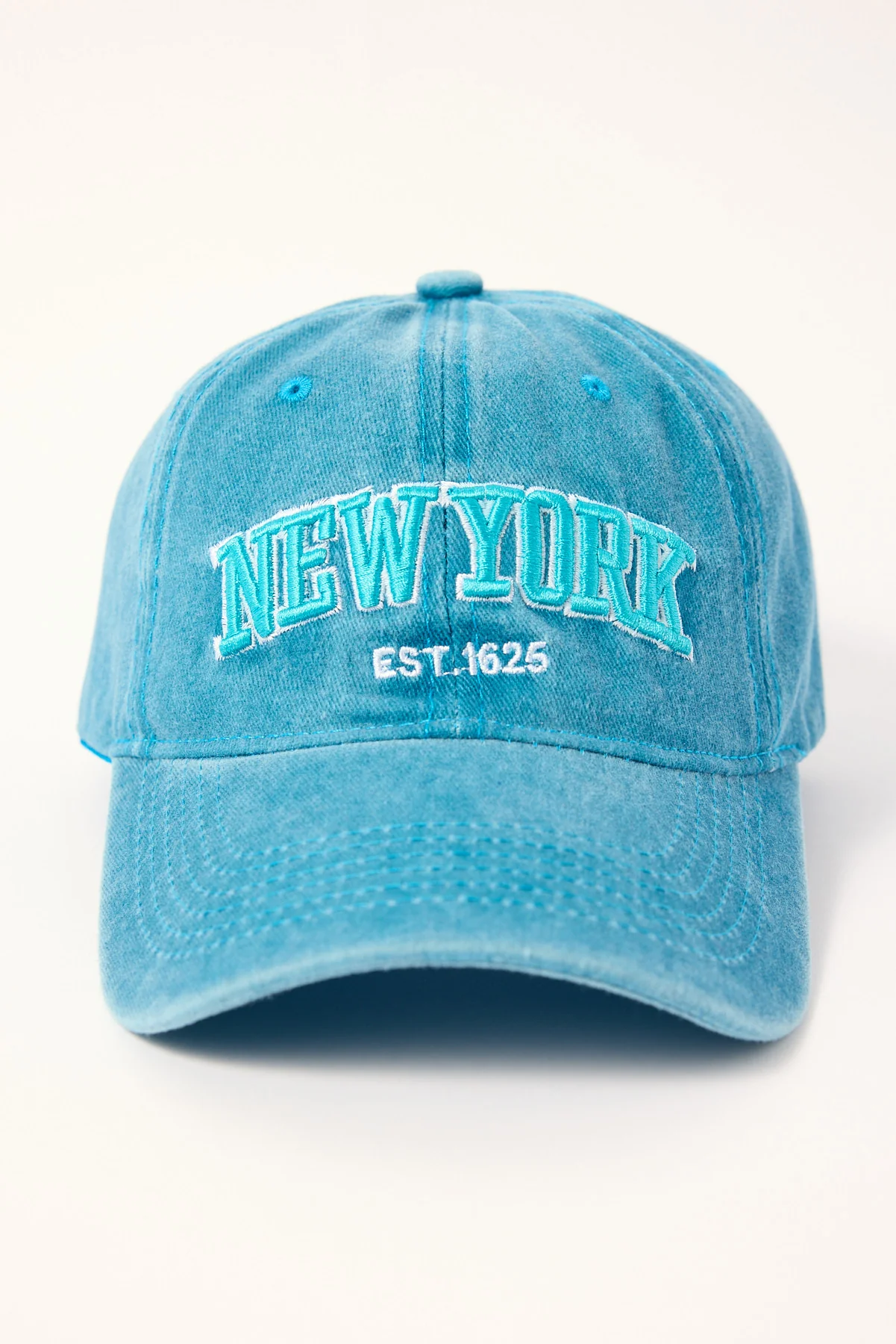 Token New York Washed Cap Washed Blue