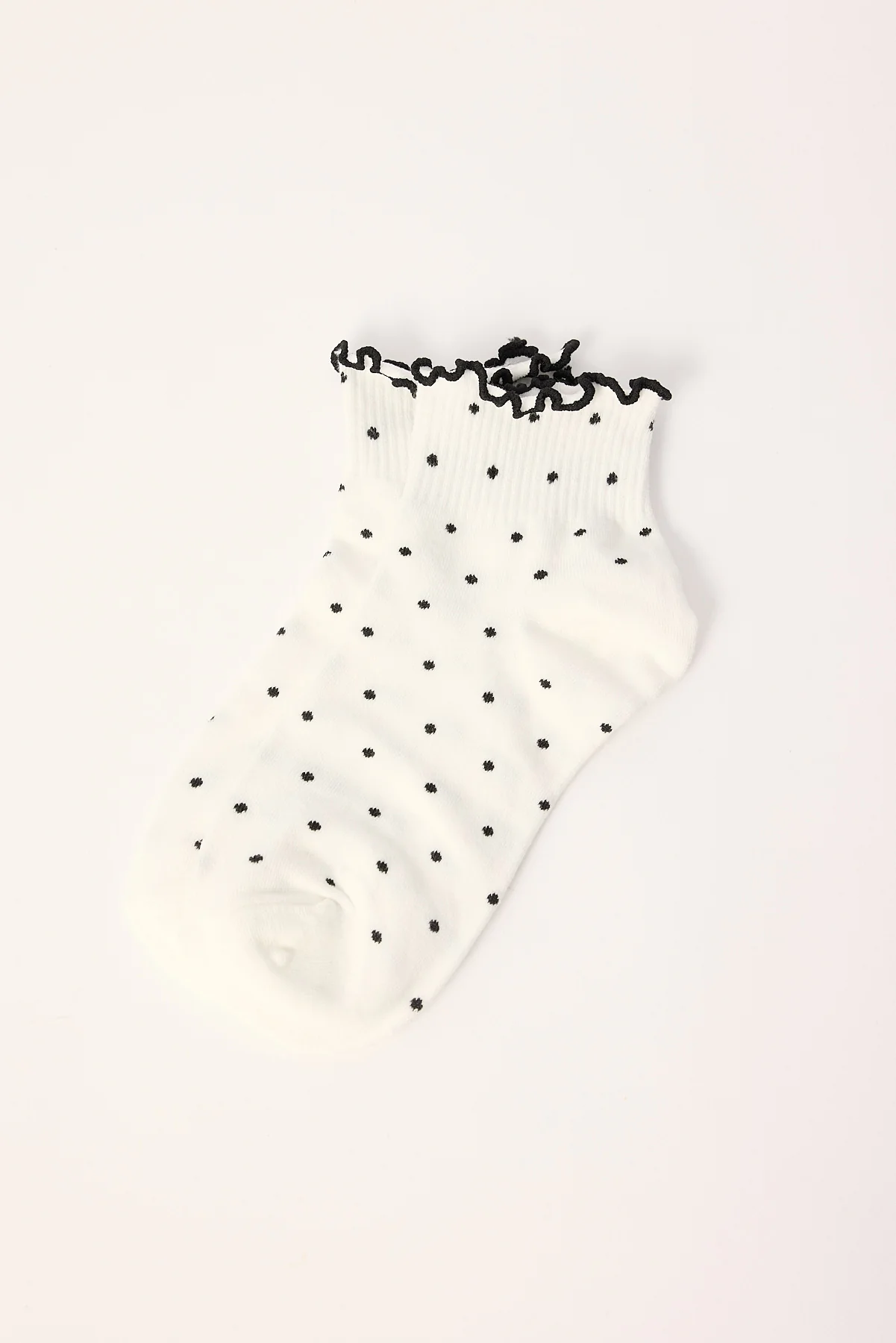Token Polka Dot Sock White