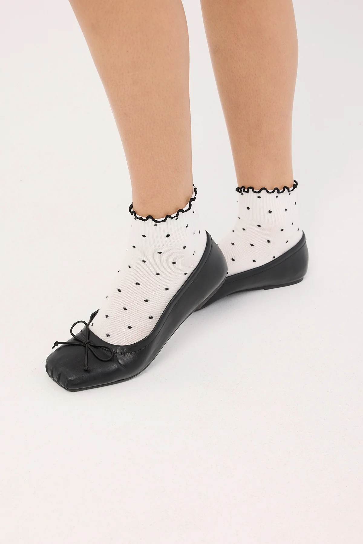Token Polka Dot Sock White - Image 3