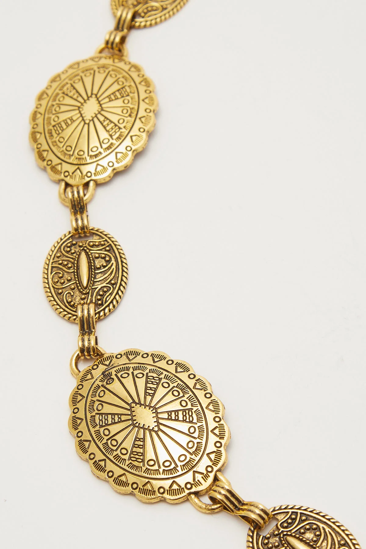 Token Savannah Metal Chain Belt Antique Gold - Image 2
