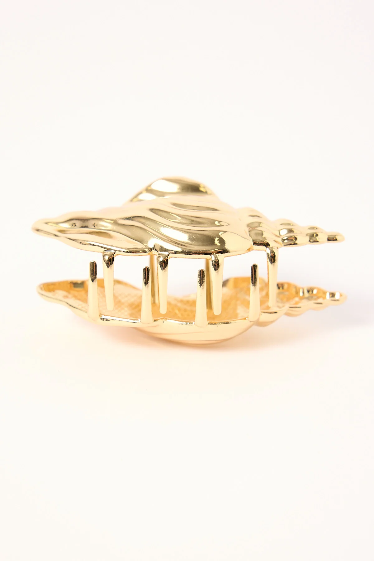 Token Shell Hair Claw Clip Gold - Image 2