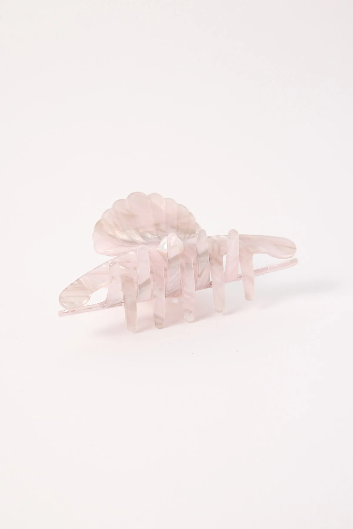 Token Shell Pearl Hair Claw Clip Pink - Image 2