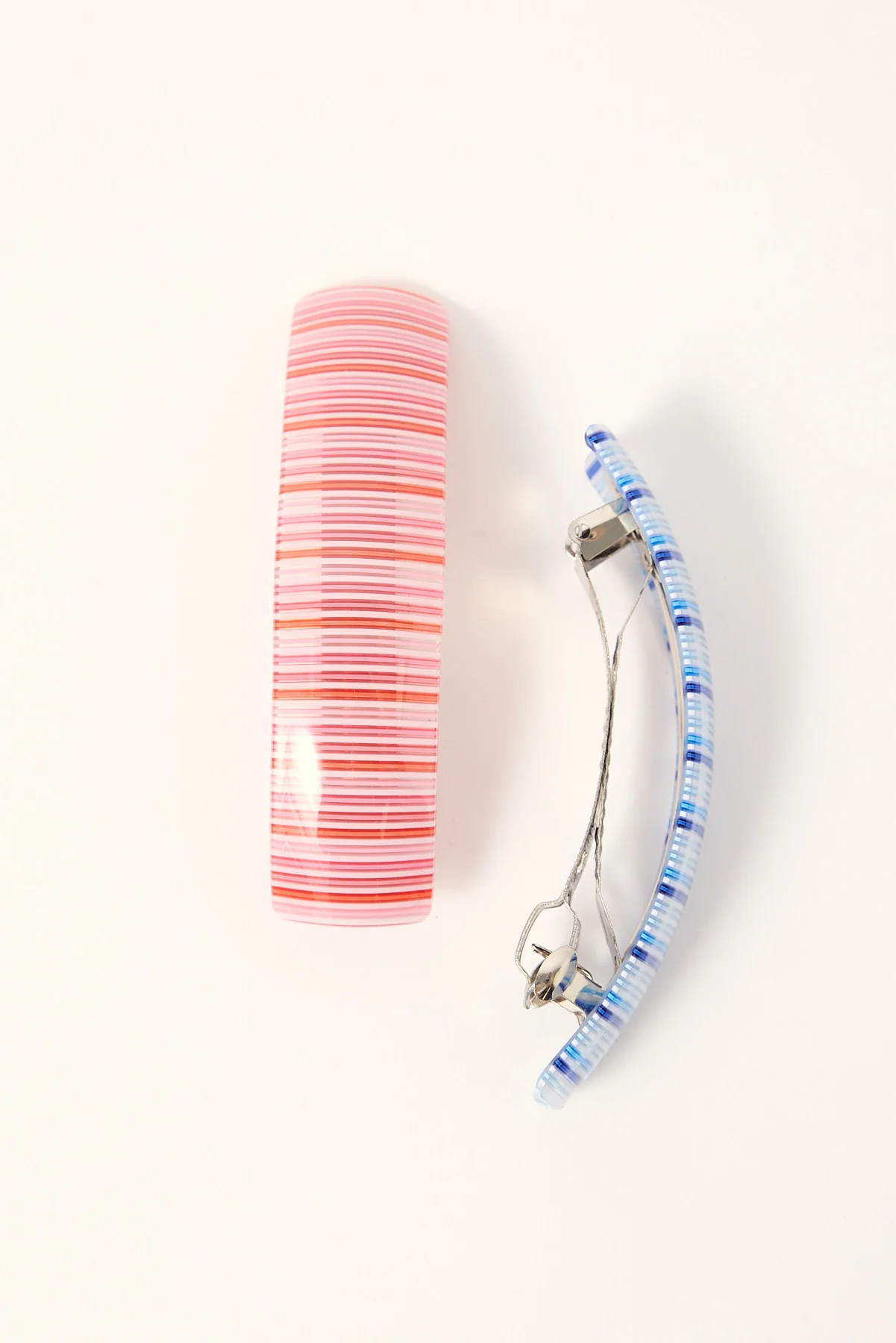 Token Stripe Banana Clip 2 Pack Pink and Blue