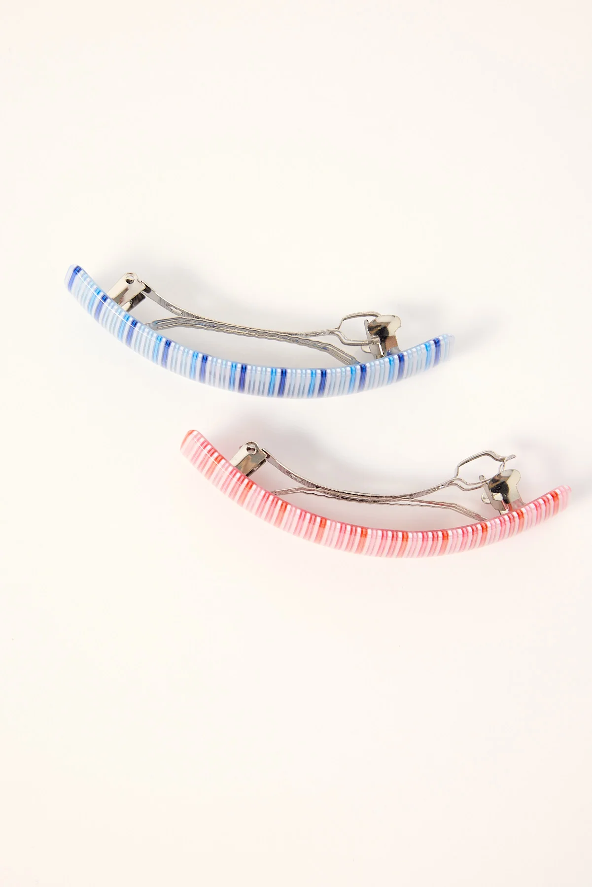 Token Stripe Banana Clip 2 Pack Pink and Blue - Image 2