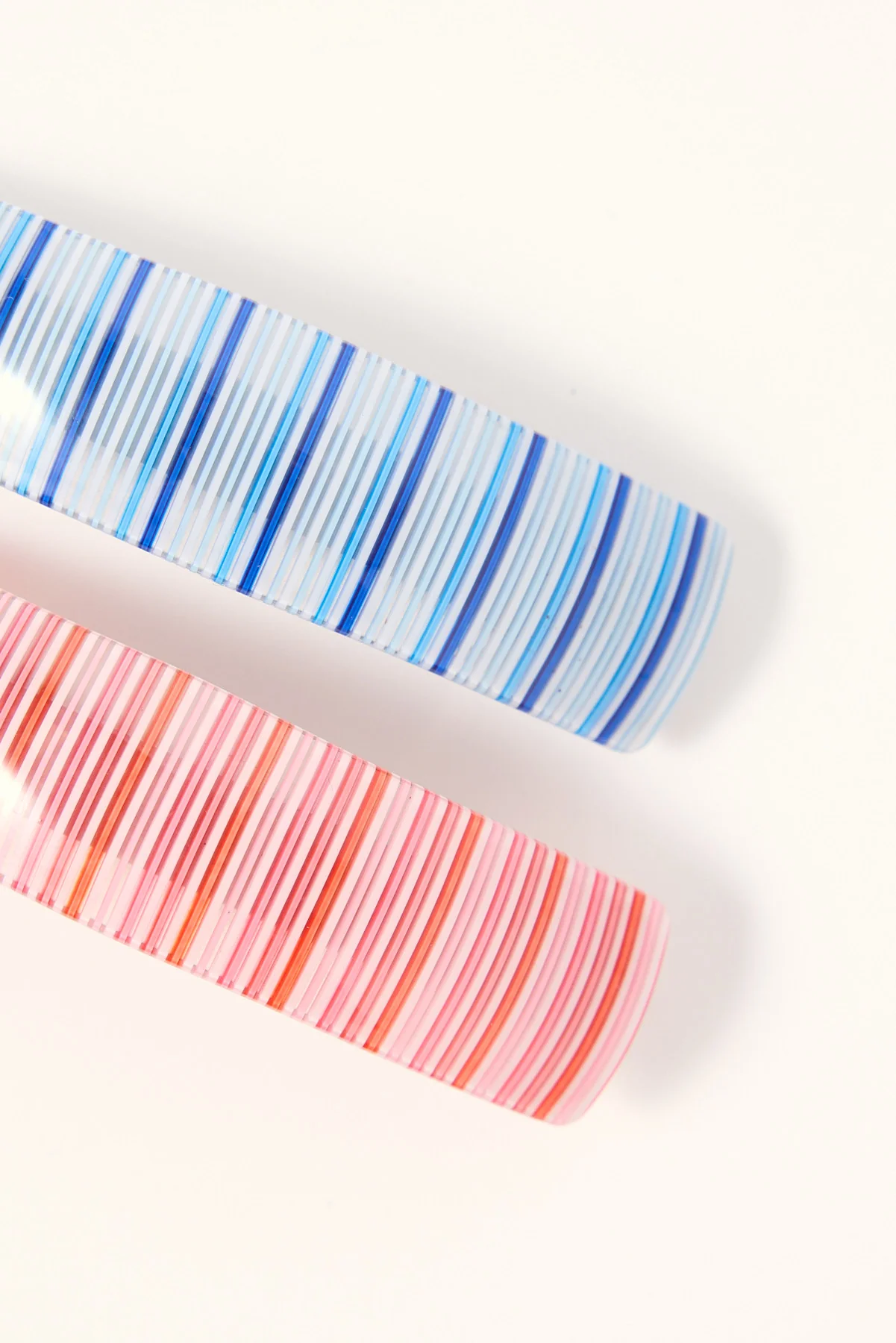 Token Stripe Banana Clip 2 Pack Pink and Blue - Image 3