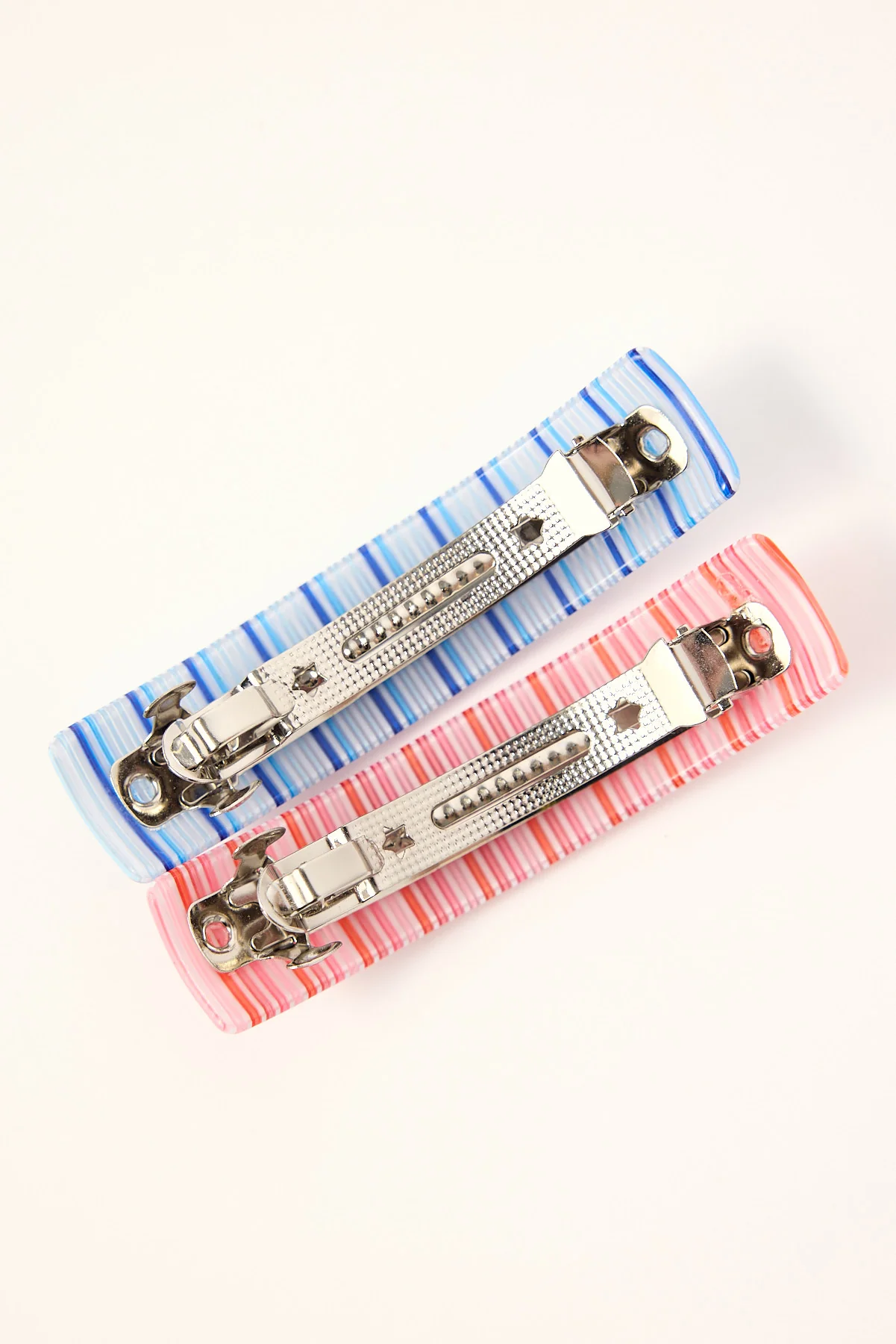 Token Stripe Banana Clip 2 Pack Pink and Blue - Image 4