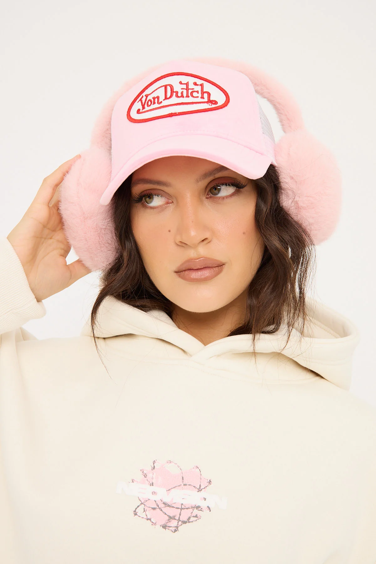 Token Sweet Hearts Ear Muffs Pink