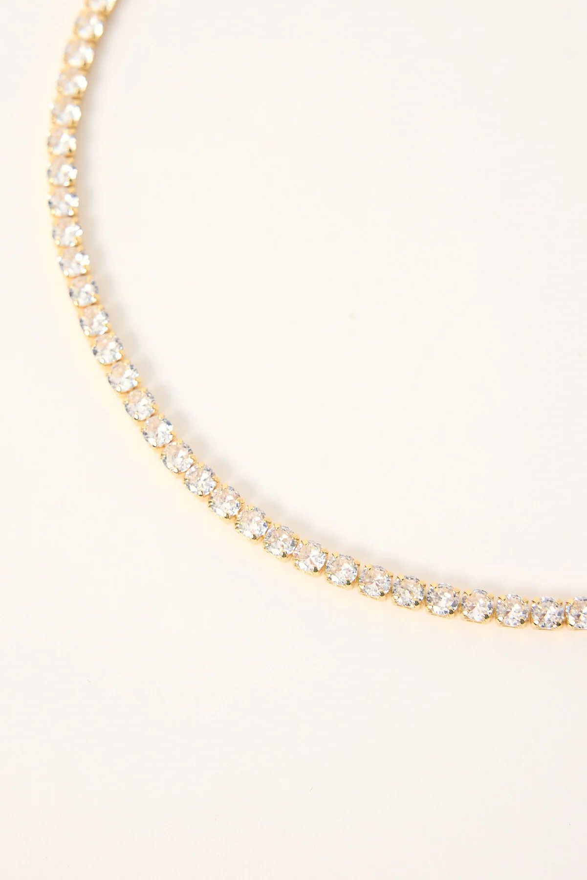 Token Tennis Necklace Gold - Image 2