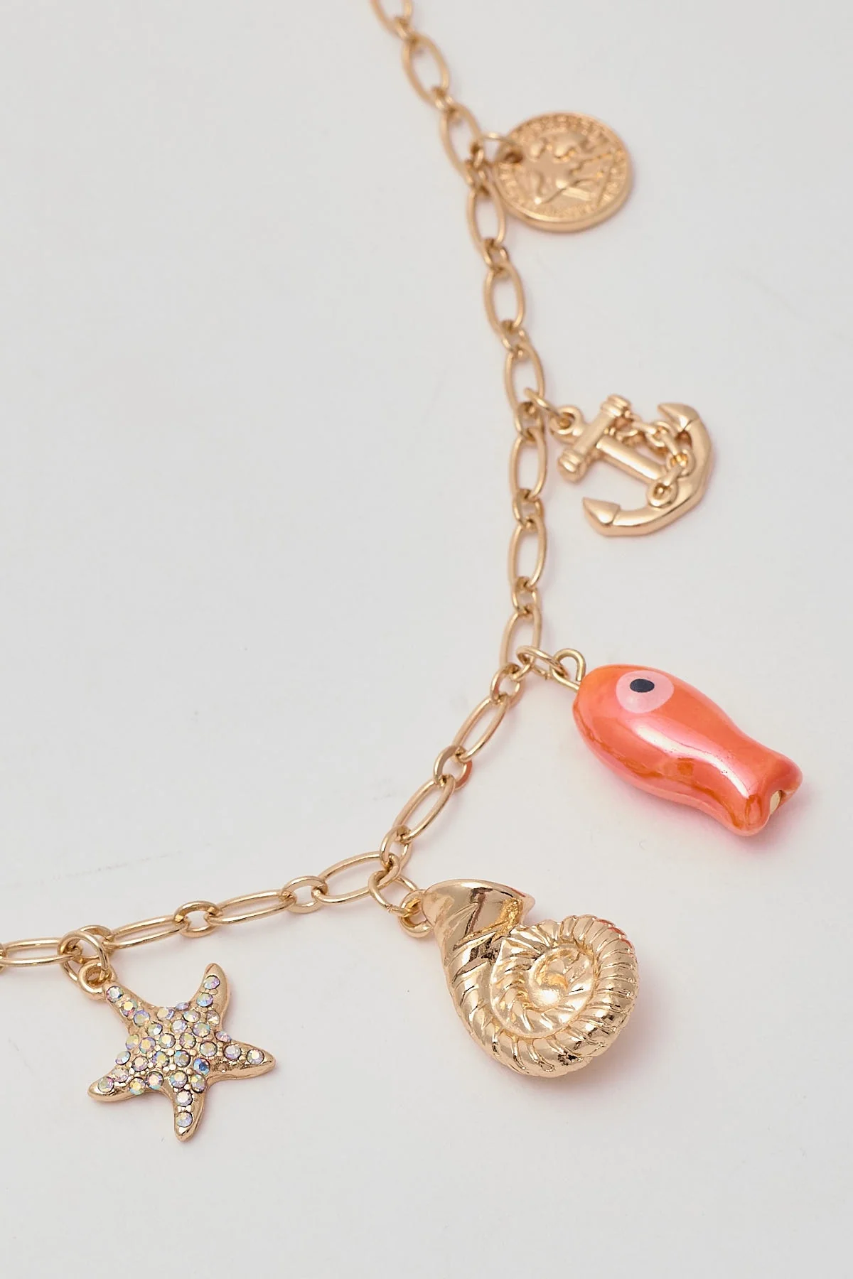 Token Voyage Charm Necklace Gold - Image 2