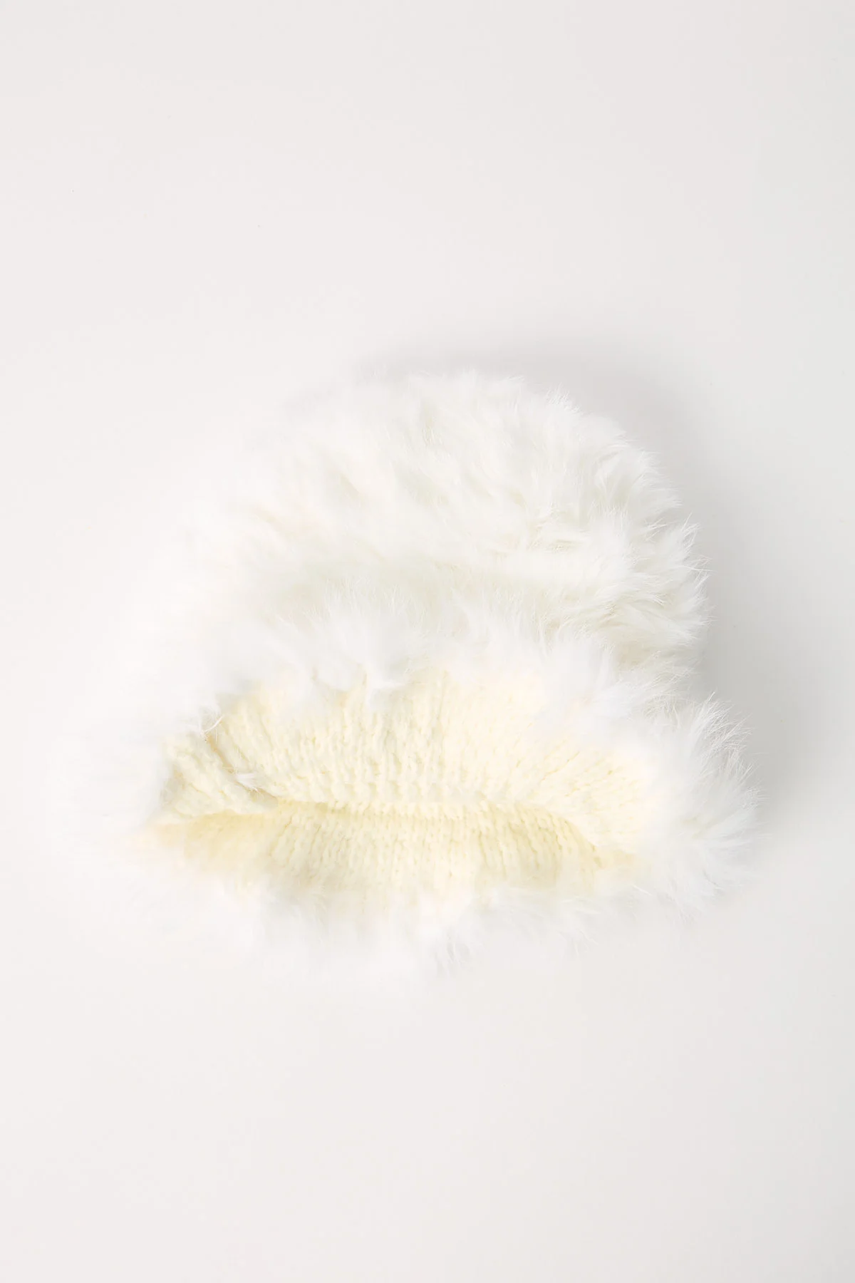 Token Zaza Faux Fur Hat White