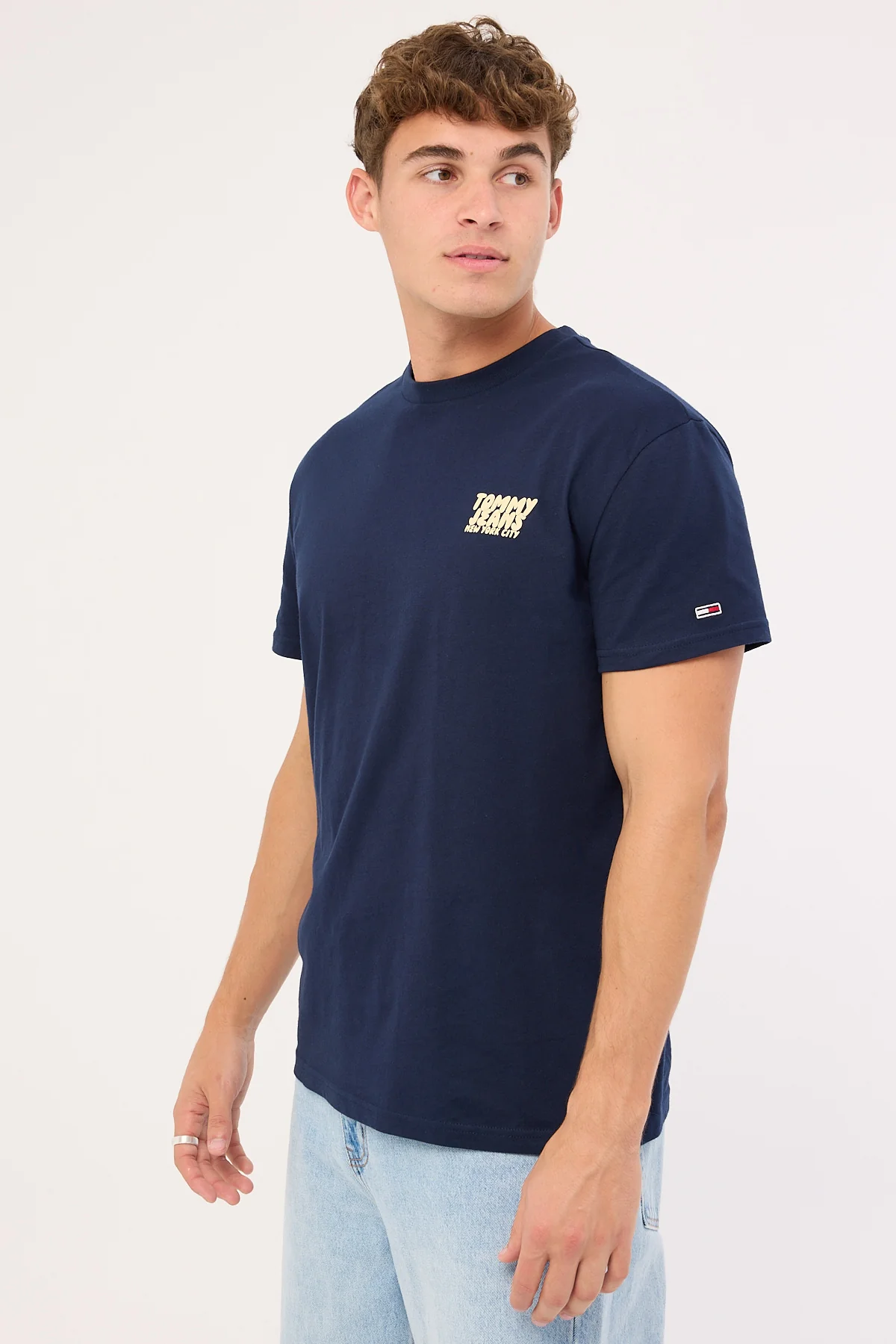 Tommy Jeans Regular Bubble Back Shortsleeve Tee Dark Night Navy - Image 5
