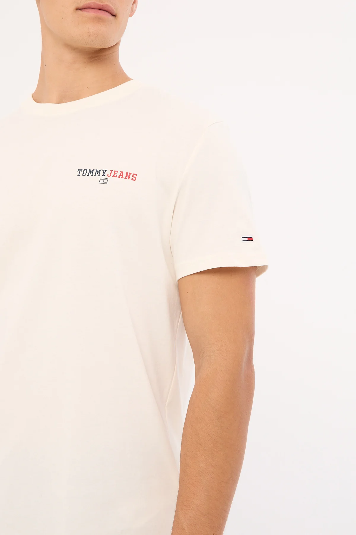 Tommy Jeans Regular DNA Graphic Tee Ancient White - Image 5