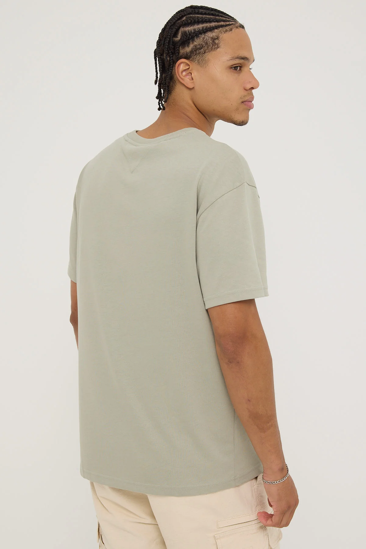 Tommy Jeans Regular S New Classics Tee Faded Willow - Image 5