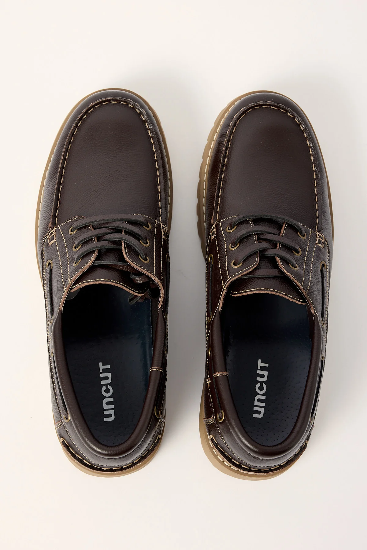 Uncut Bermuda Dark Brown Tumble Leather - Image 2