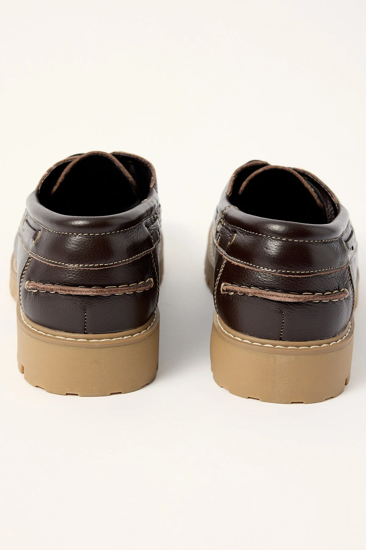 Uncut Bermuda Dark Brown Tumble Leather - Image 3