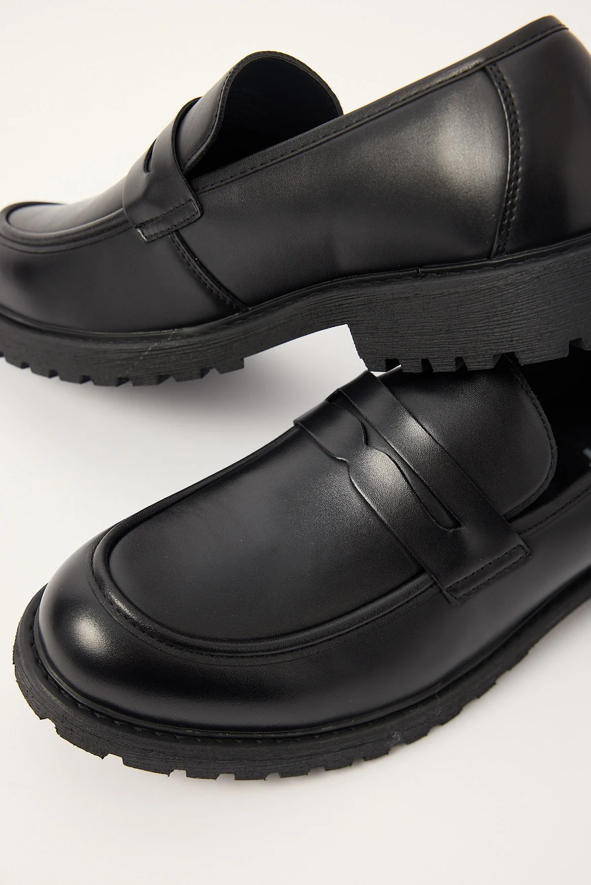 Uncut Croydon PU Loafer Black - Image 4