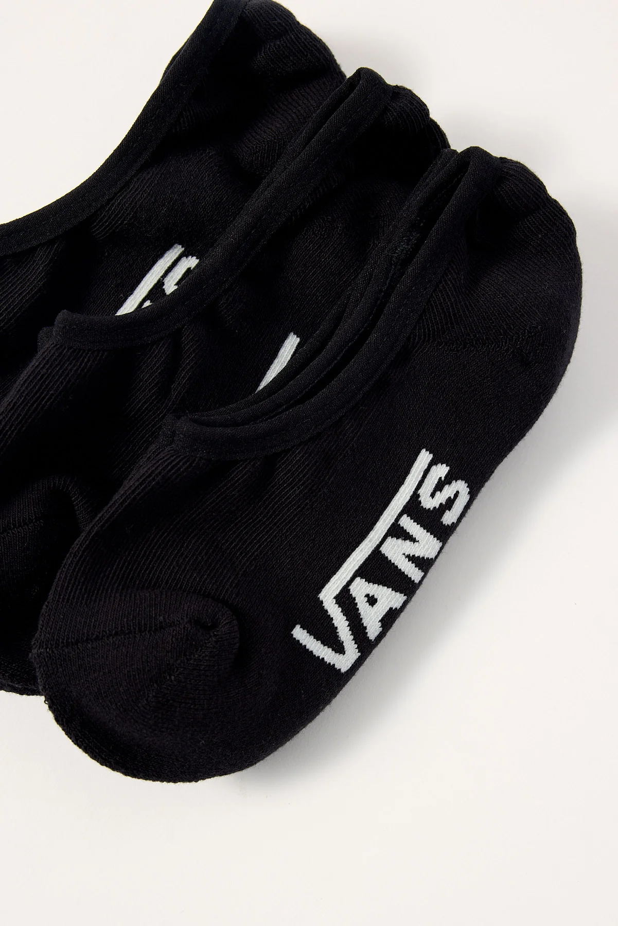 Vans DNU Classic No Show 3 Pack Sock Black - Image 2
