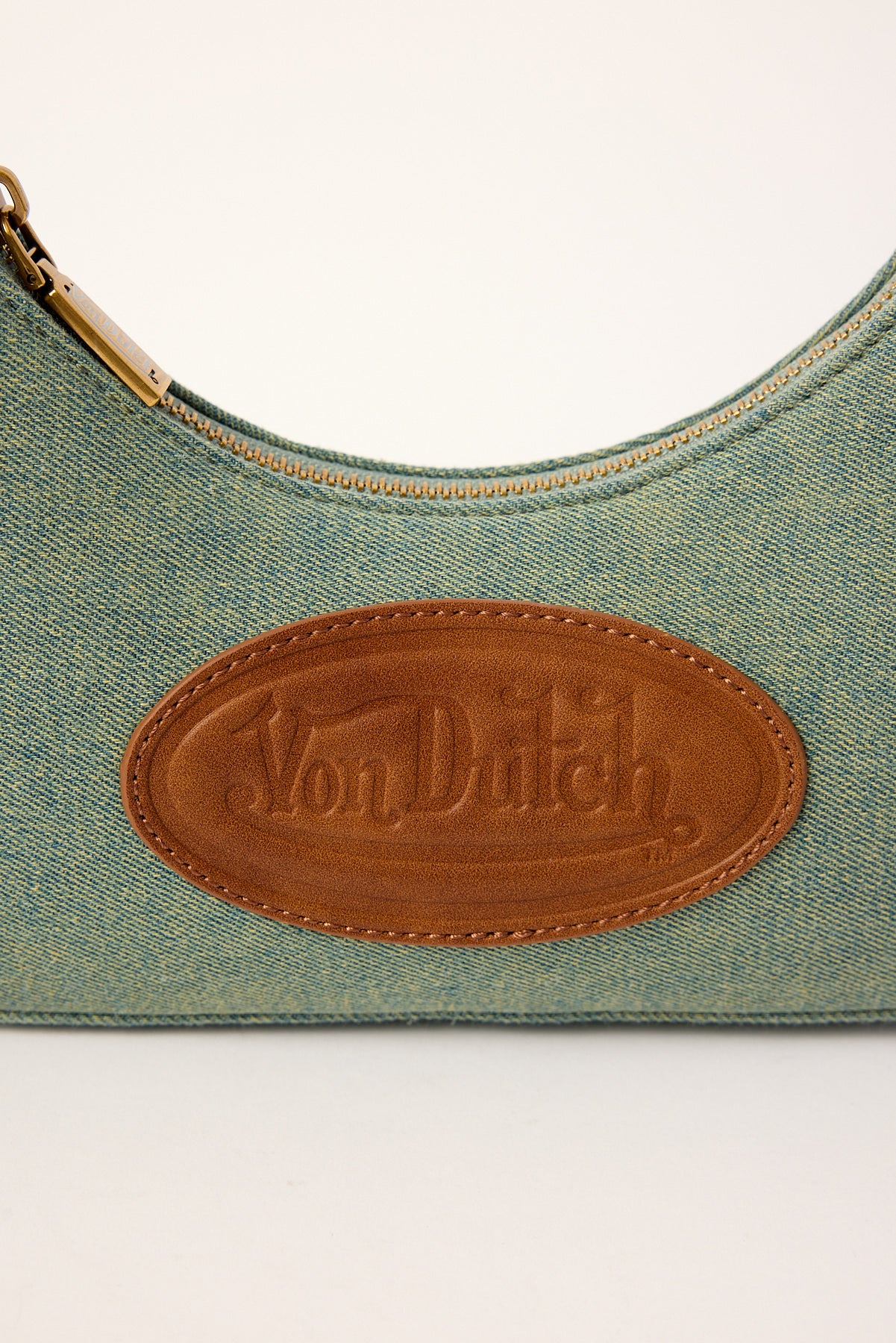 Von Dutch Amy Dirty Denim Shoulder Bag Dirty Denim - Image 3