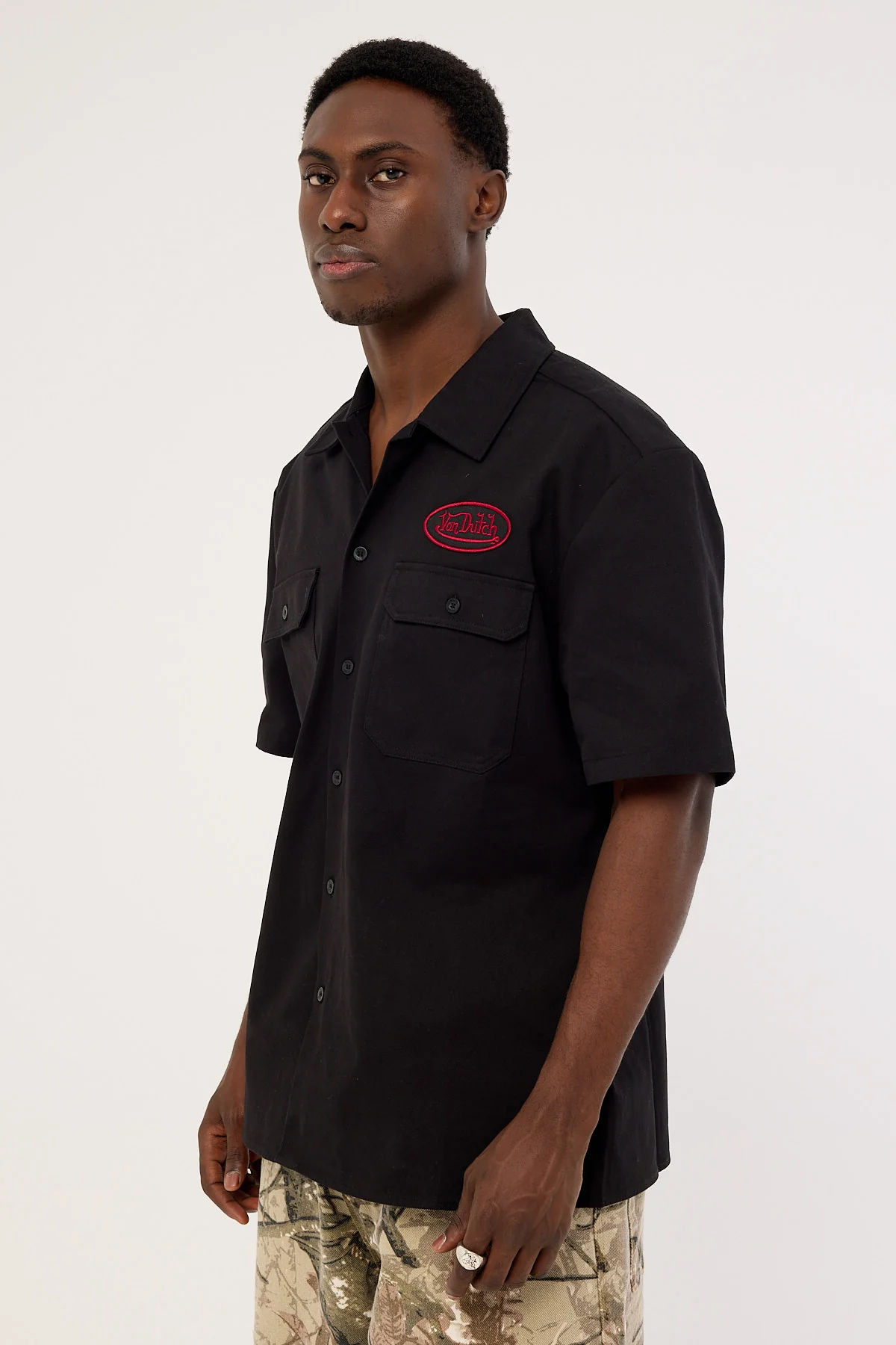 Von Dutch Oval Shirt Black - Image 4