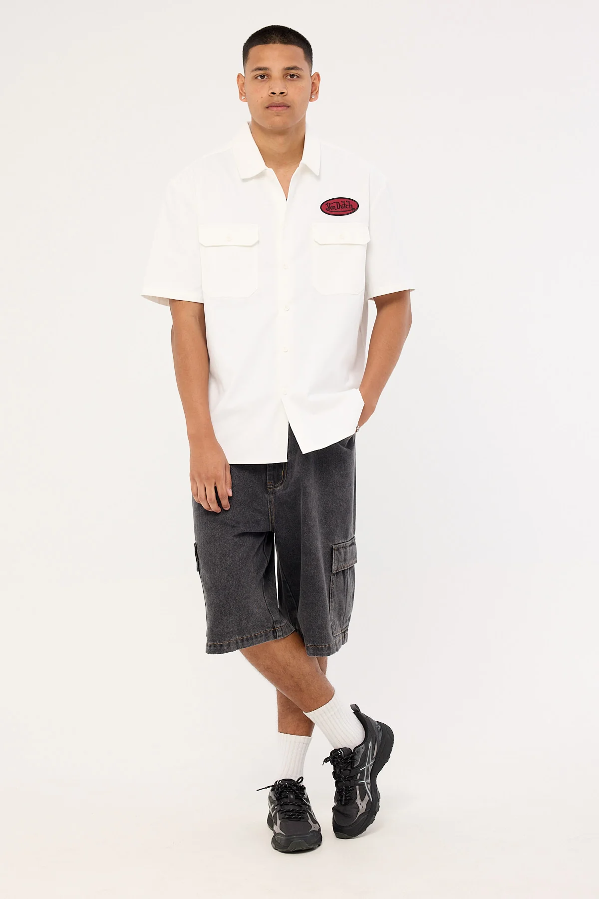 Von Dutch Oval Shirt White - Image 4