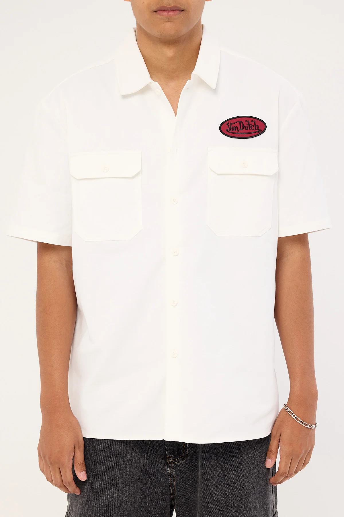 Von Dutch Oval Shirt White - Image 8