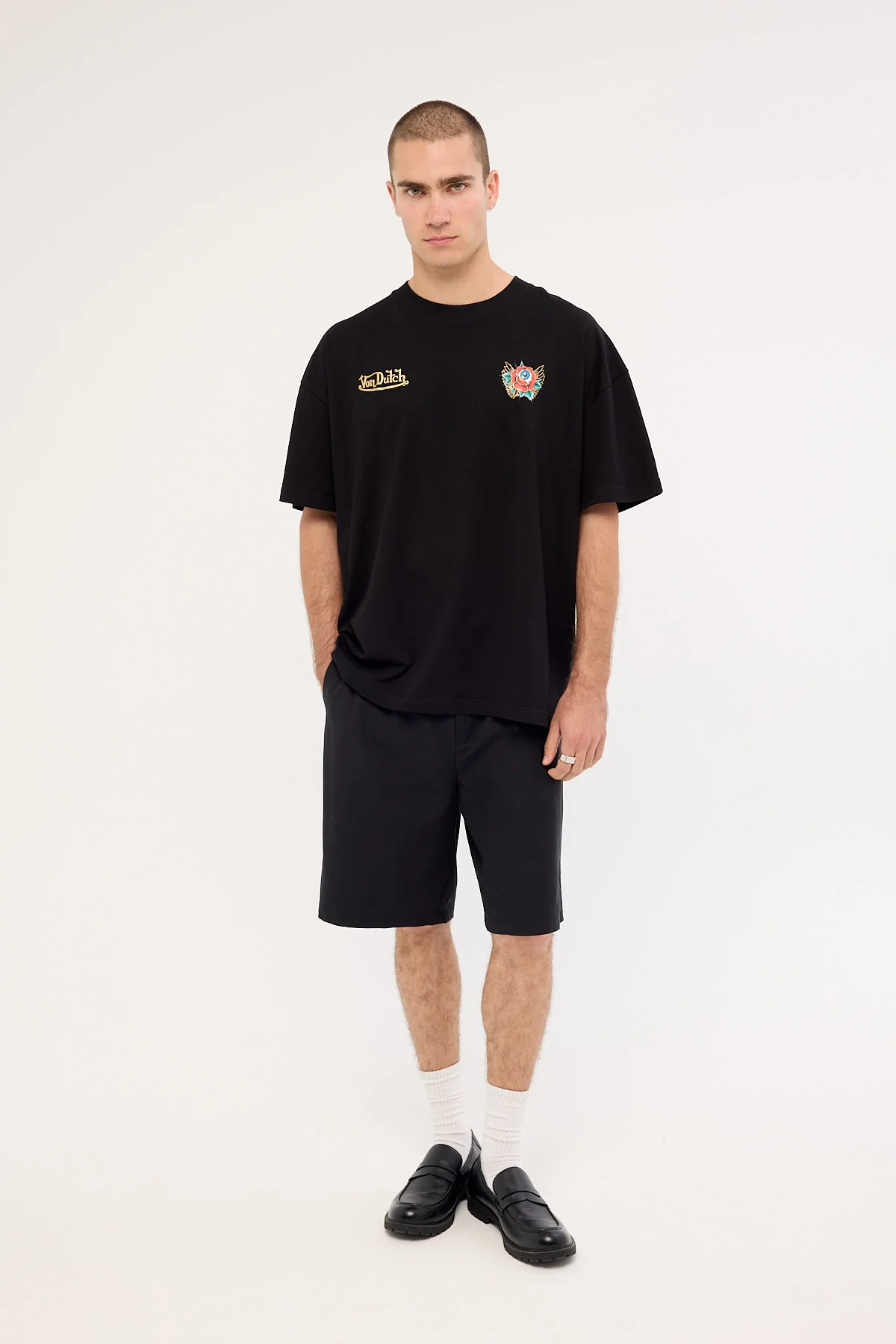 Von Dutch Mens Eye Tee Black - Image 2
