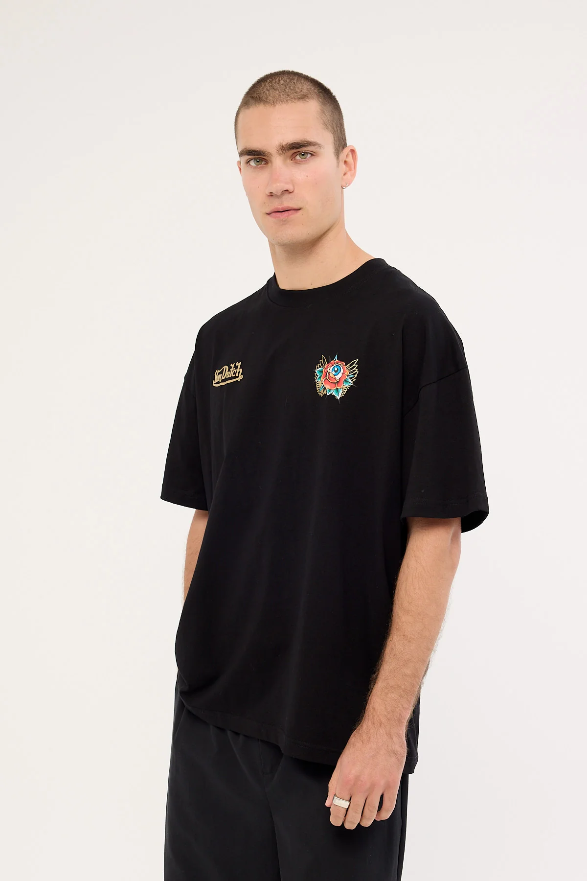 Von Dutch Mens Eye Tee Black - Image 5