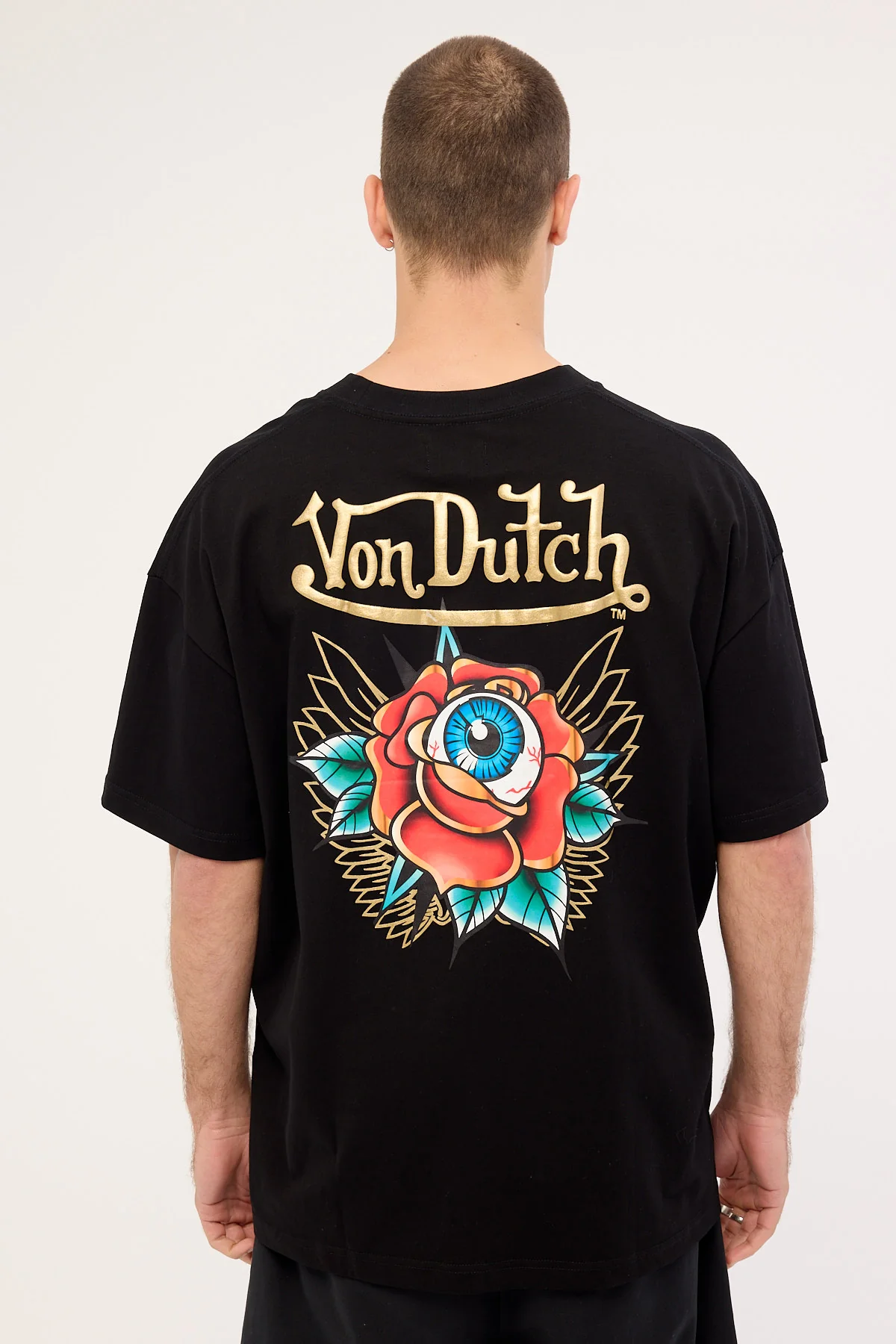 Von Dutch Mens Eye Tee Black - Image 7
