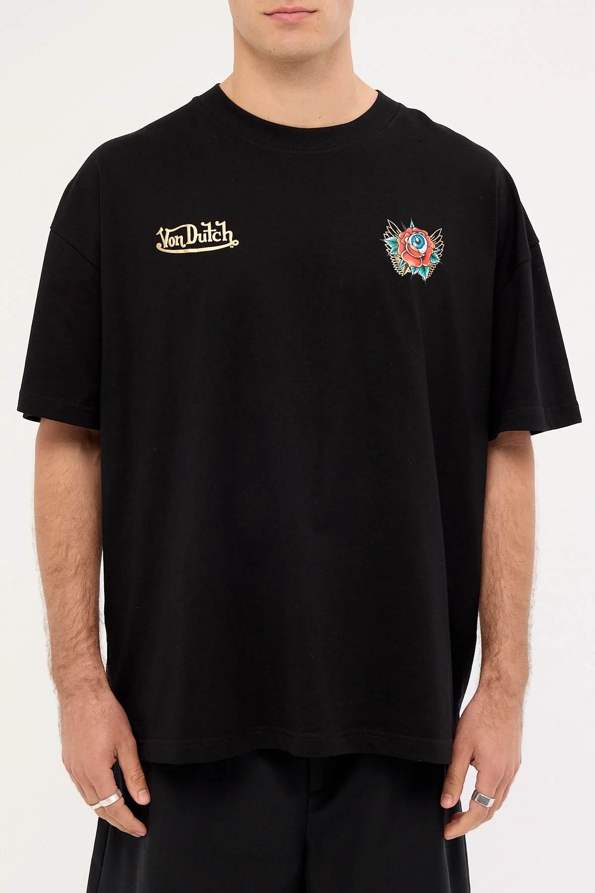 Von Dutch Mens Eye Tee Black - Image 8