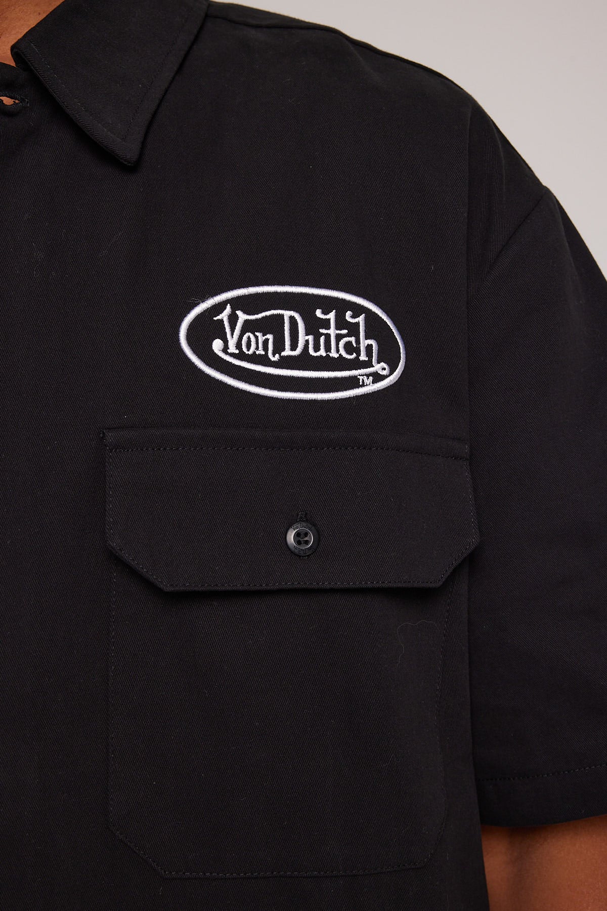 Von Dutch VD Workers Shirt Black - Image 5