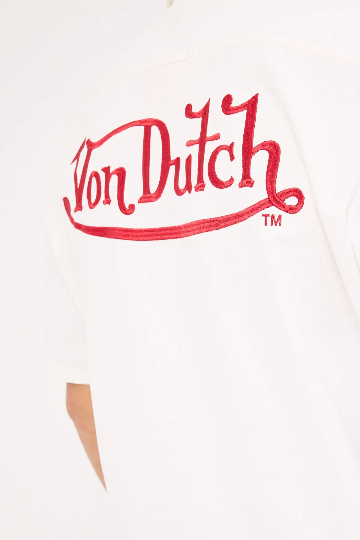 Von Dutch Von Dutch Mix Men's Collared Shirt White - Image 7