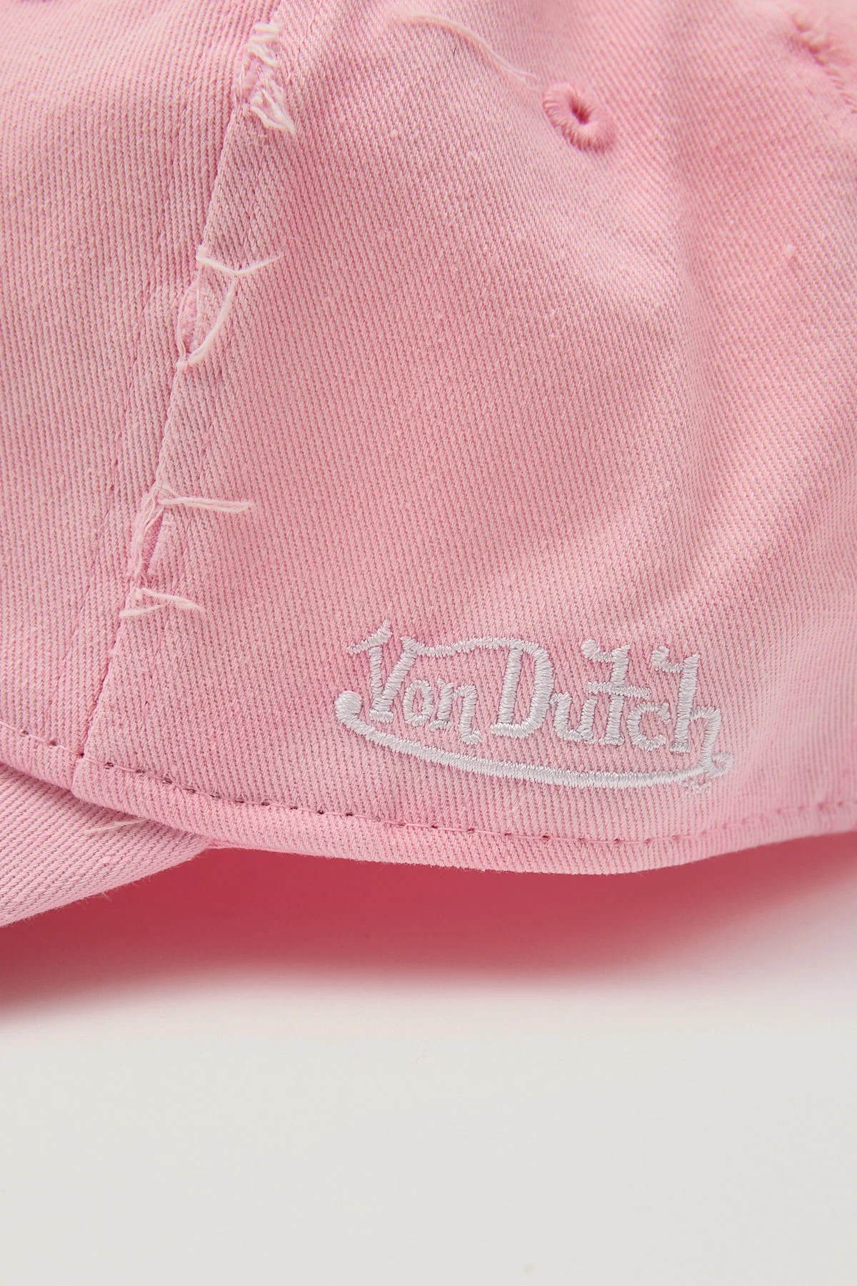 Von Dutch Washed Pink Dad Cap Pink - Image 5