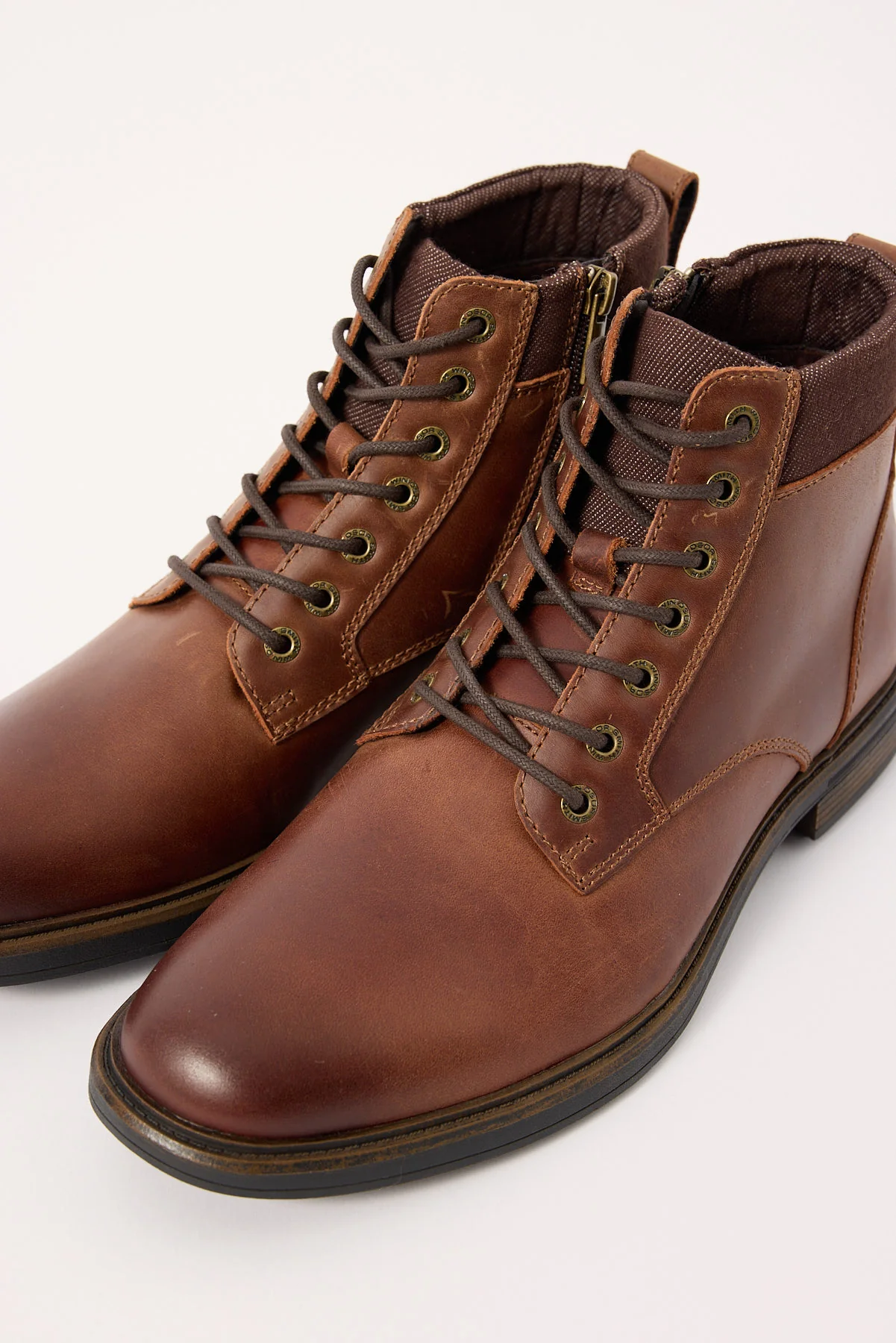Windsor Smith Beau Dark Brown Tumbled Burnished Leathe - Image 3