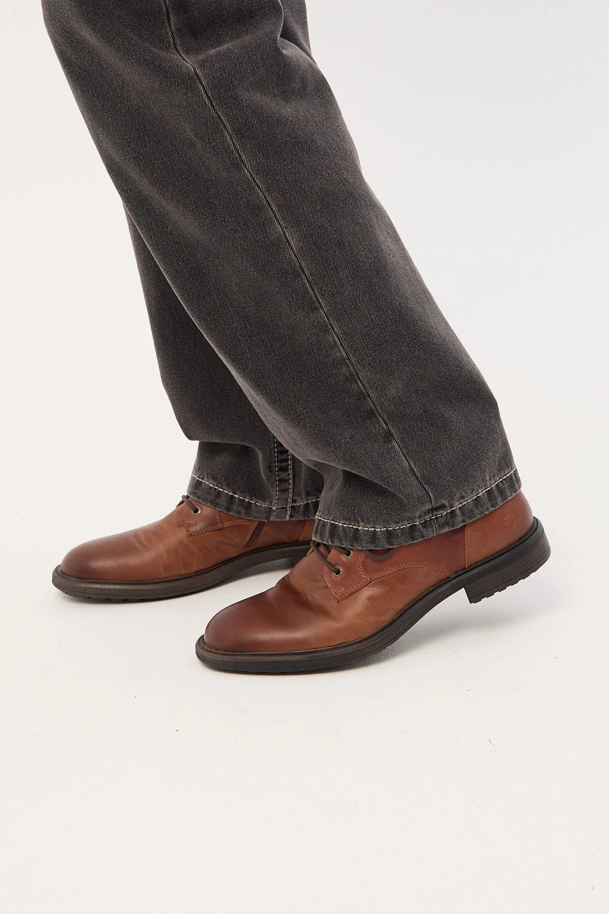 Windsor Smith Beau Dark Brown Tumbled Burnished Leathe - Image 5