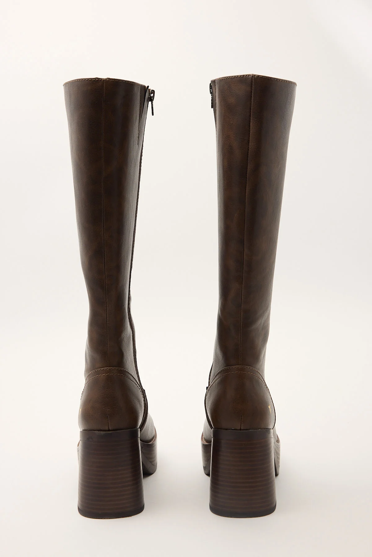 Windsor Smith Nowhere PU Boot Dark Oak - Image 4