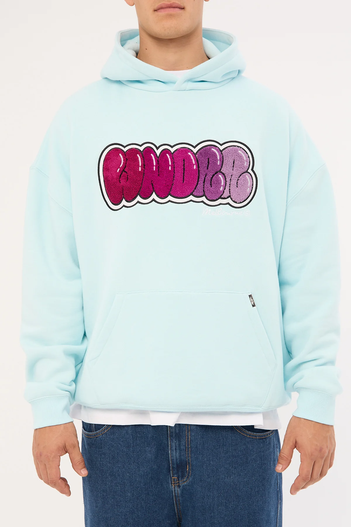 Wndrr Blissed Hood Sweat Baby Blue - Image 6