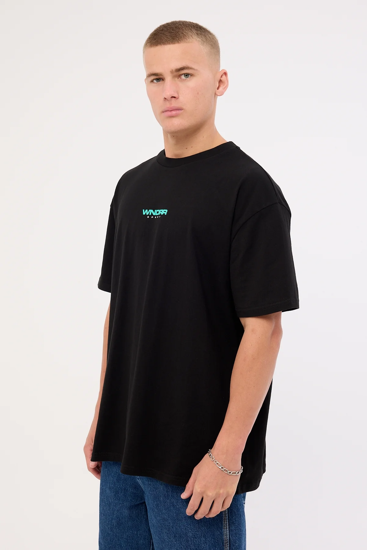 Wndrr Collective Box Fit Tee Black - Image 5