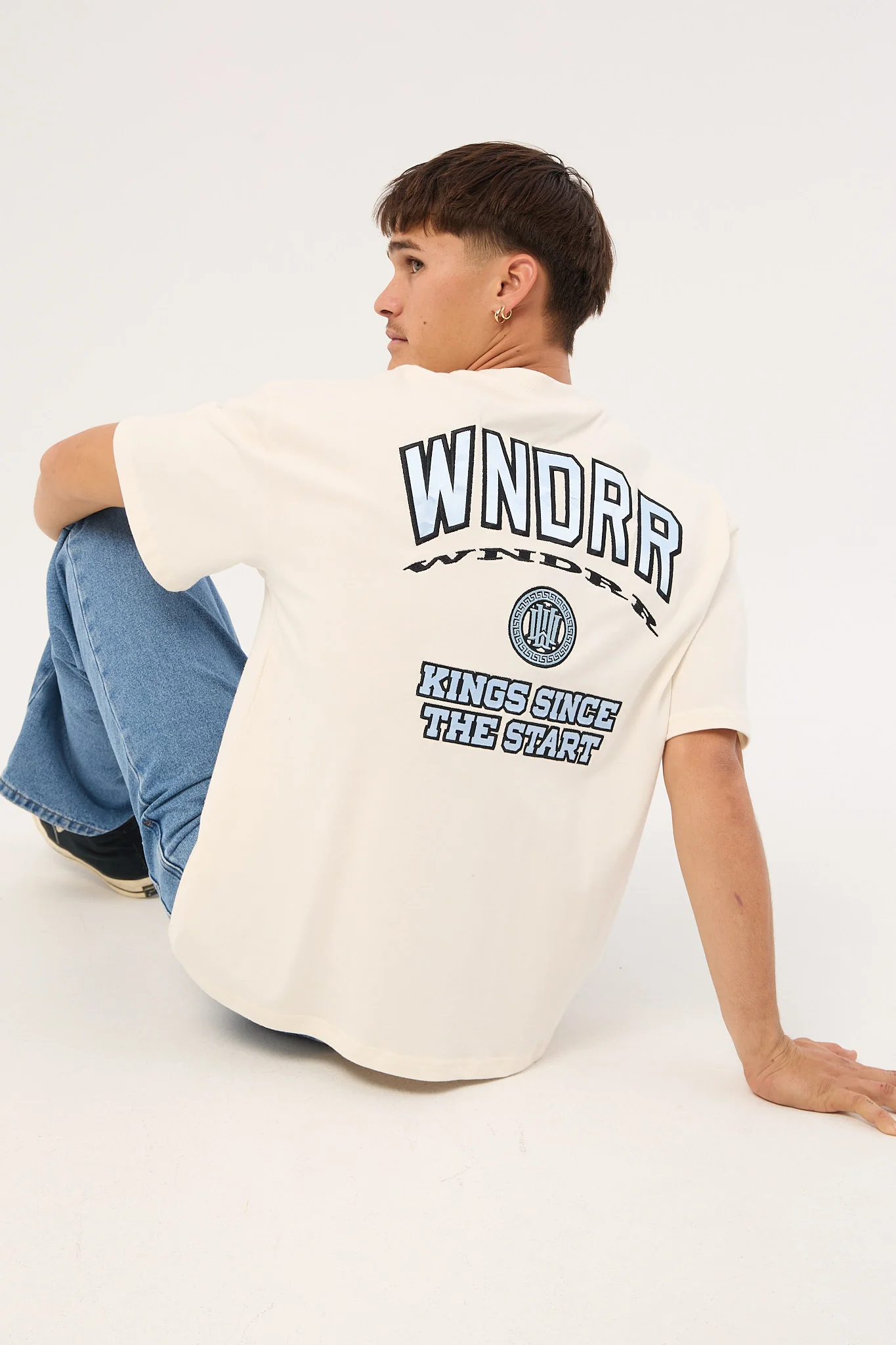 Wndrr Emporium Heavy Weight Tee Off White
