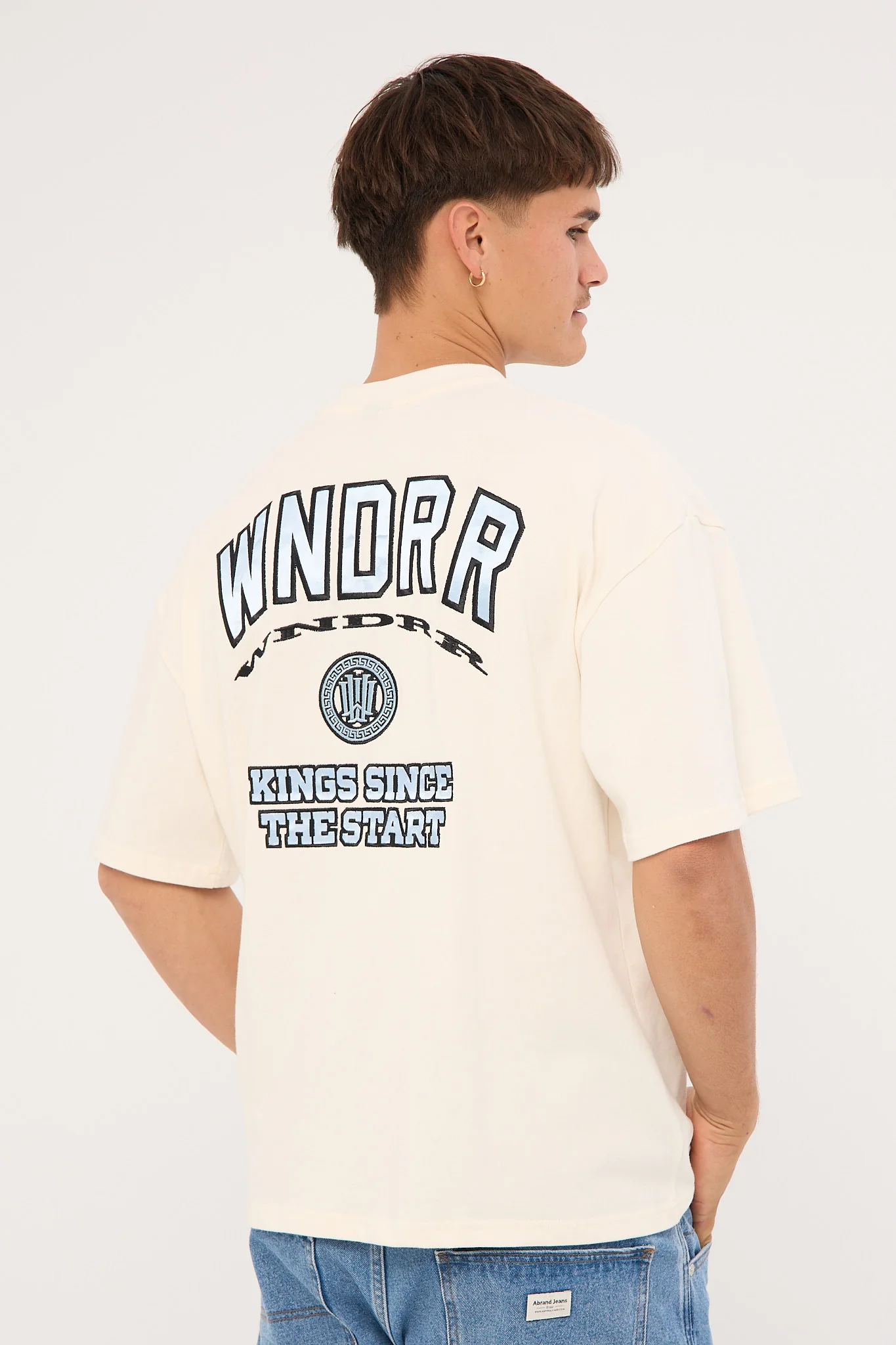 Wndrr Emporium Heavy Weight Tee Off White - Image 5