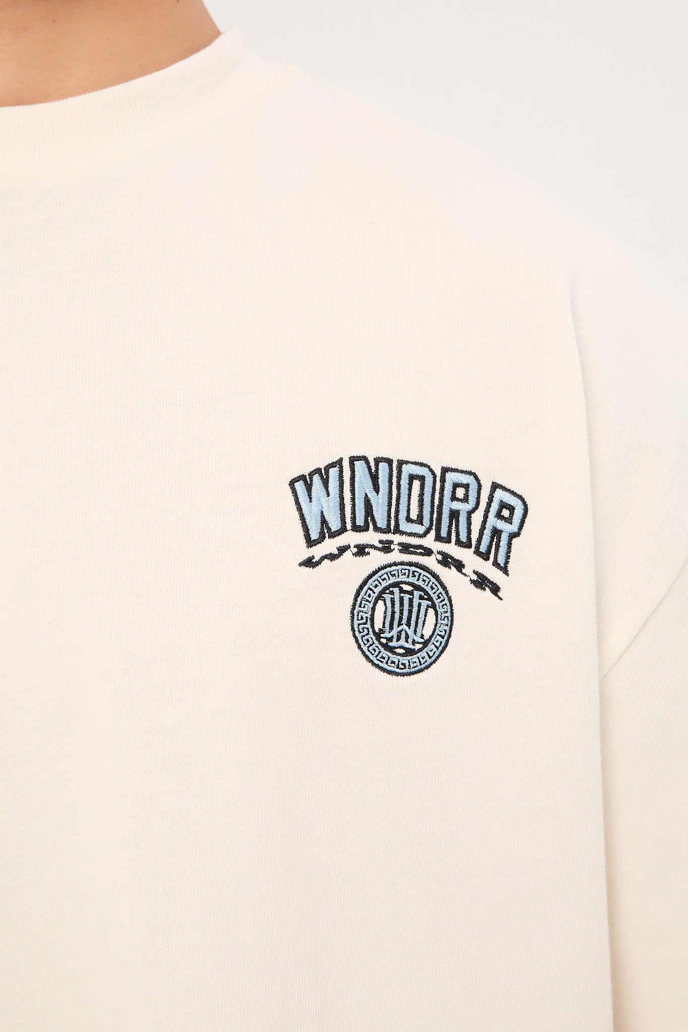 Wndrr Emporium Heavy Weight Tee Off White - Image 7