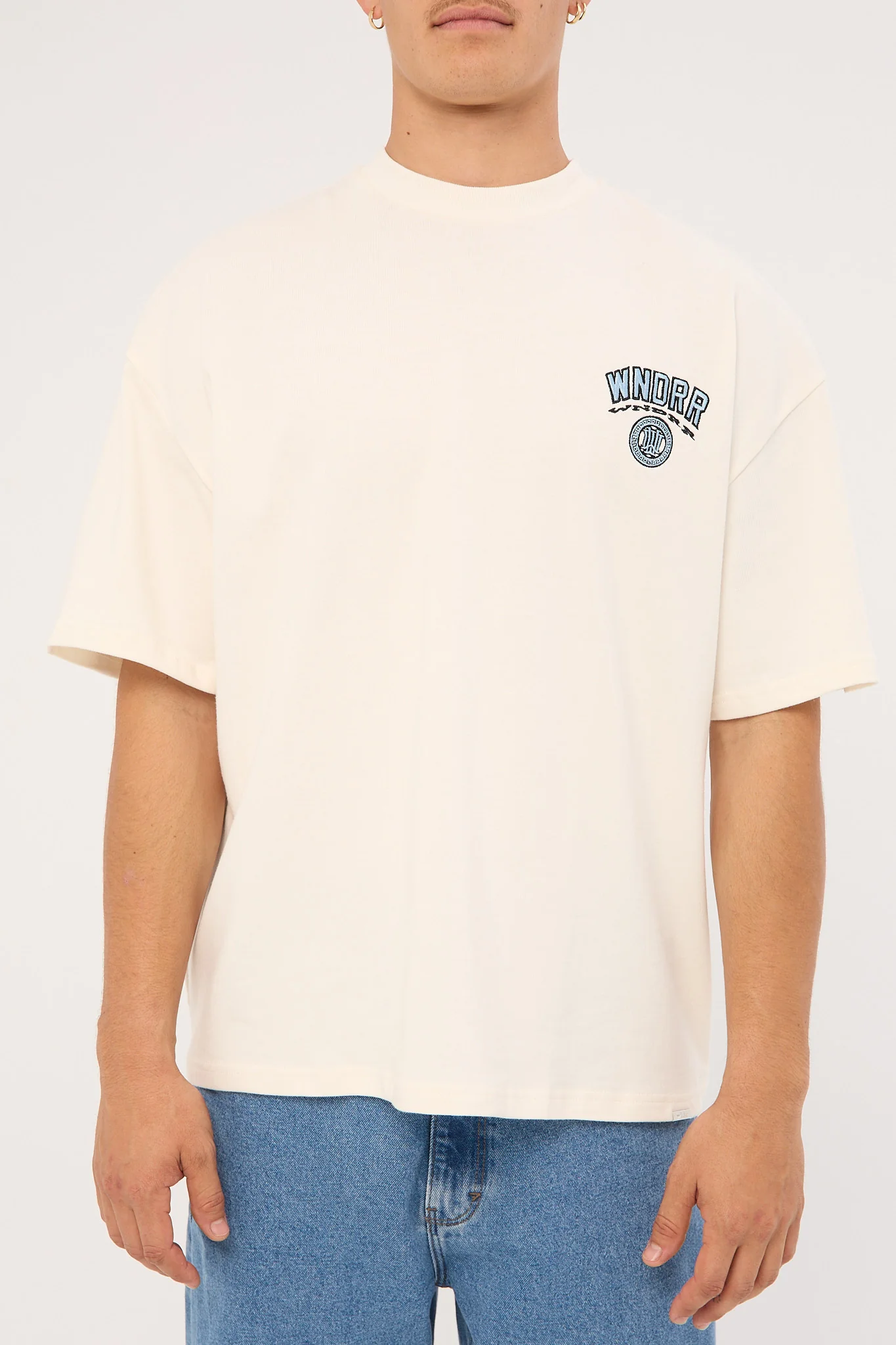 Wndrr Emporium Heavy Weight Tee Off White - Image 8