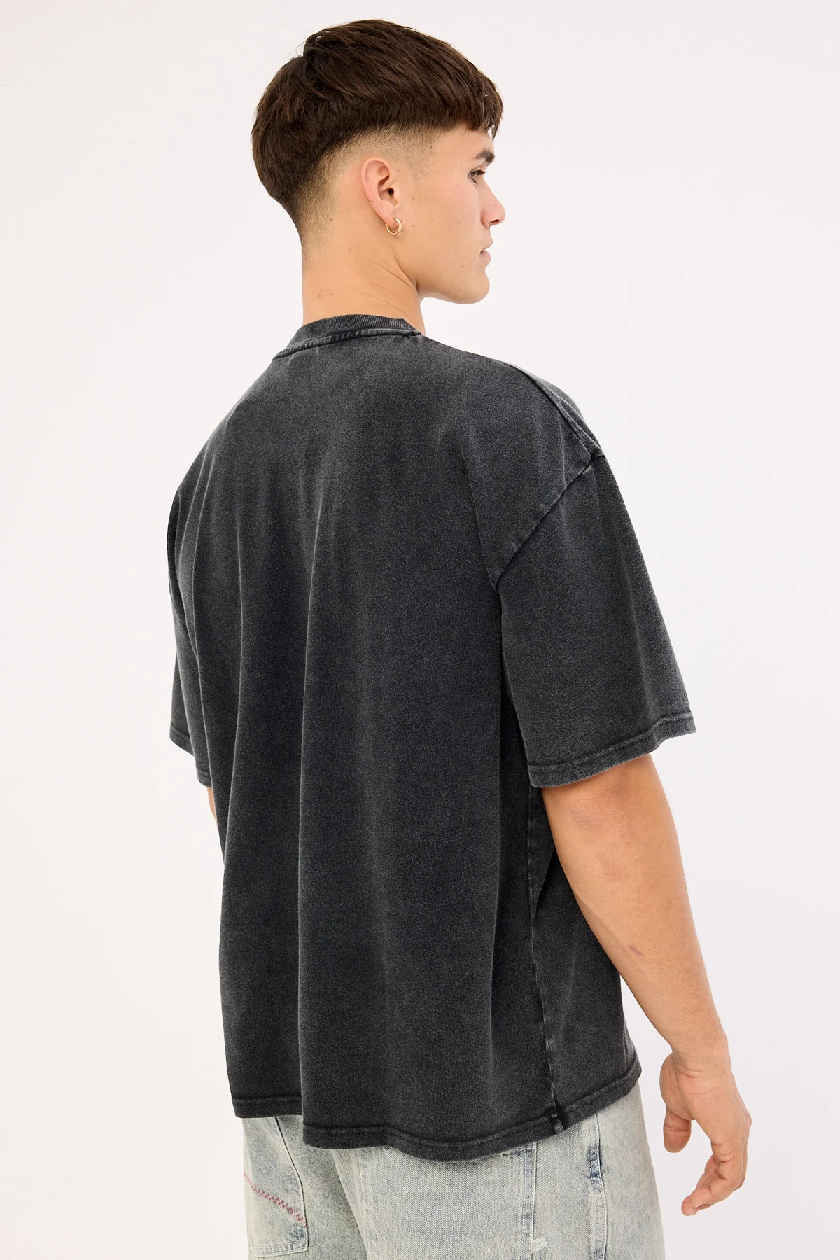 Wndrr Monarch Heavy Weight Tee Washed Black - Image 5